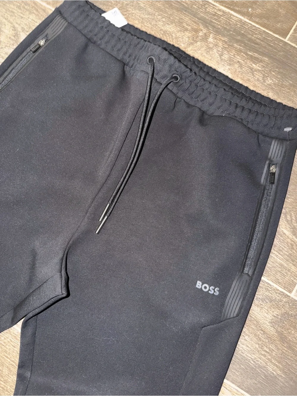BOSS Black Kids Jogger Sweatpants with Drawstring